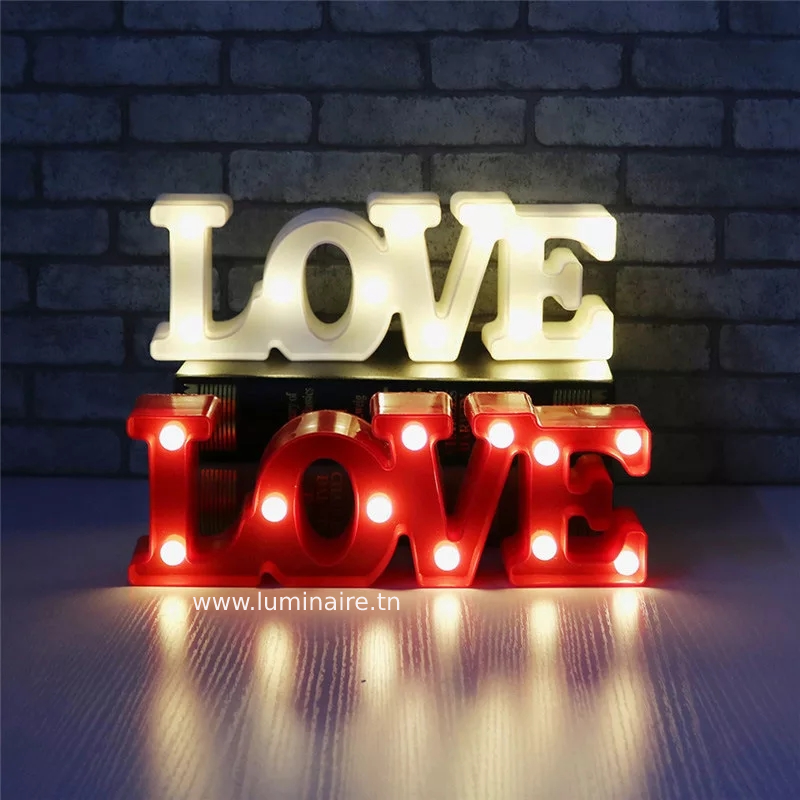 Veilleuse LED LOVE 3D – Image 2