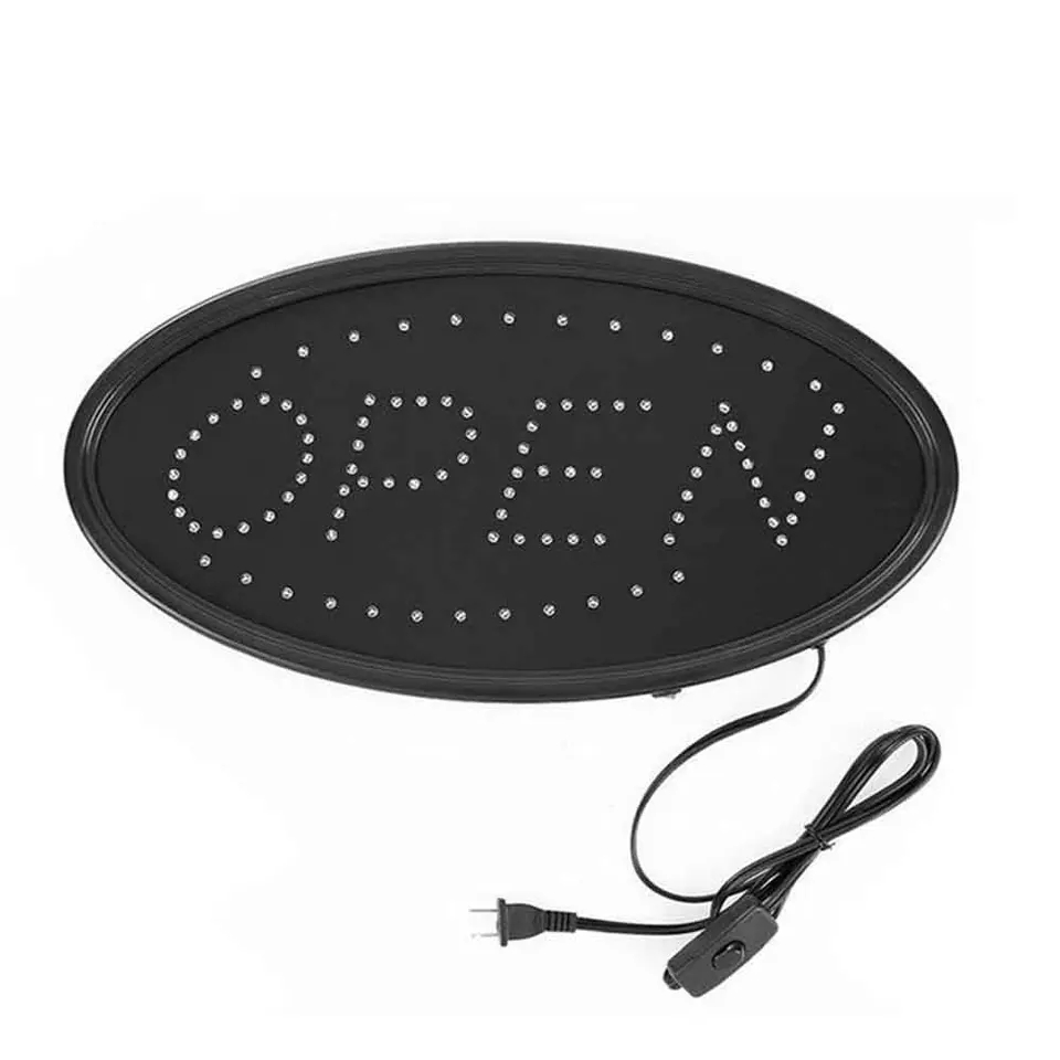 Panneau d'affichage enseigne publicitaire  lumineux " OPEN " pour magasin, café, bar, pub – Image 2