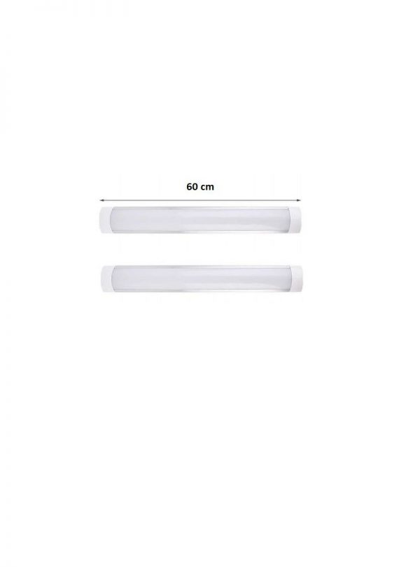 Pack 2 Fluorette LED étanche - 60 cm - 220 v - 20w
