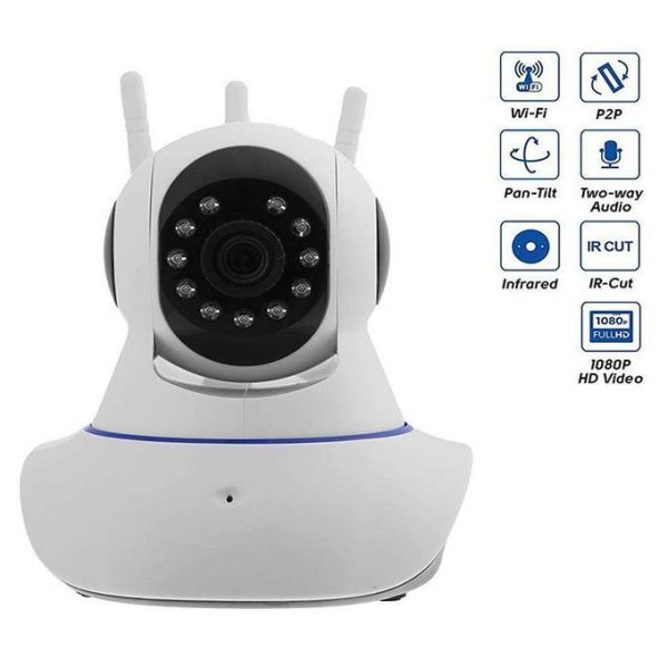 Caméra de surveillance - IP wifi - HD Infrarouge- 3 Antennes – Image 2