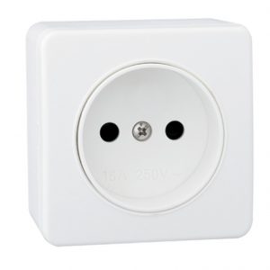 prise apparent 2 pôles protégée STIEL