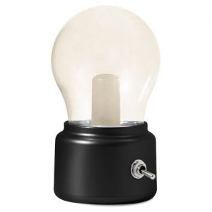 Lampe portable rechargeable - Vintage Noir