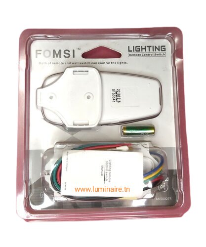 Télécommande - switcheur pour appareils électriques Fomsi, Y-I4E, 1000Wx4 – Image 2
