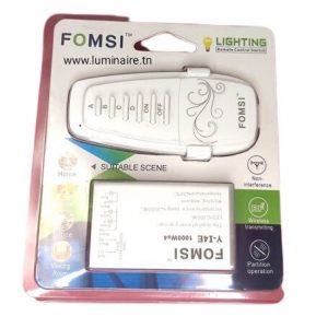 Télécommande - switcheur pour appareils électriques Fomsi, Y-I4E, 1000Wx4