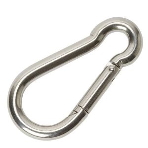 Crochet À Ressort Galvanisé - 80 Mm