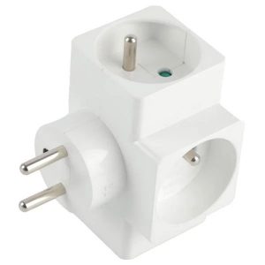 Triple Fiche 3 Pôles Avec Terre Sécurité