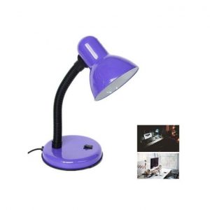 Lampe de bureau violet flexible
