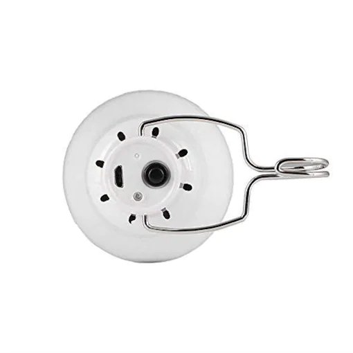 Lampe d'urgence solaire portative en LED avec panneau solaire, blanc – Image 3
